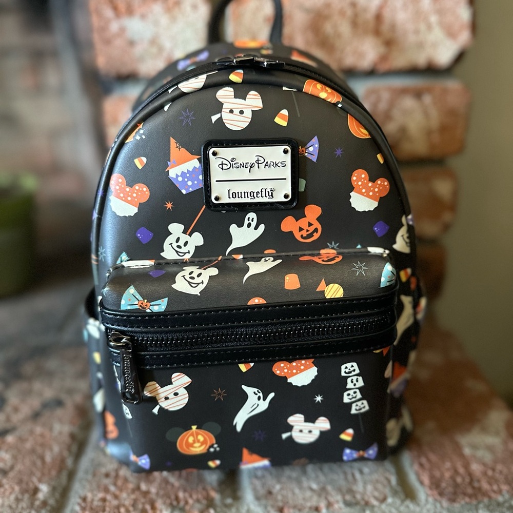 Loungefly Disney Parks Halloween Backpack - Black